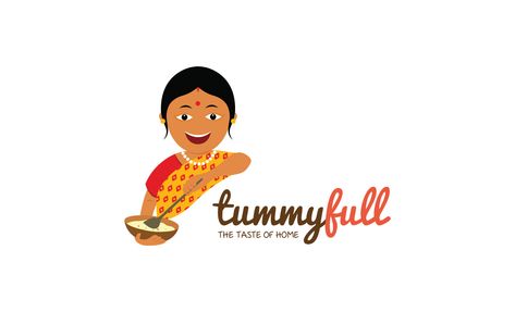 Homemade Food Business Names, Moms Kitchen Logo, Indian Food Logo, Logo Design For Food Business, Food Logo Design Ideas, Indian Logo Design, Branding Consulting, Food Brand Logos, Home Made Food