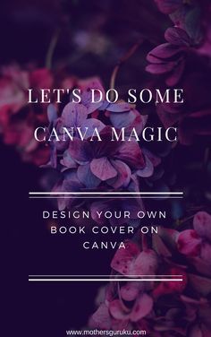 After I have explored Canva, I realized what all I was missing. Seeing those pretty pictures, professionally edited images that makes any blog an interesting and catchy read, I used to wonder how I can create such stunning pictures for my posts? During my... Canva Book Cover Design, Canva Design Ideas, Ebook Cover Design, Design Book Cover, Using Canva, Hairstyles Videos, Magic Design, Braided Ponytail Hairstyles, Bowling Pins