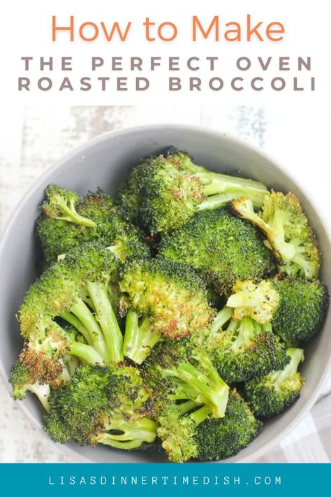 Oven Roasted Broccoli is a game changer. It takes this humble vegetable to a new flavor level with it’s incredibly nutty flavor. Once you try this, you’ll never want steamed broccoli again. Broccoli Florets In Oven, Oven Roasted Broccoli From Frozen, Cook Fresh Broccoli On Stove, How Long To Steam Broccoli, How Long To Roast Broccoli In Oven, Oven Roasted Broccoli, Roasted Broccoli Recipe, Creamy Mustard Sauce, Comfort Casseroles