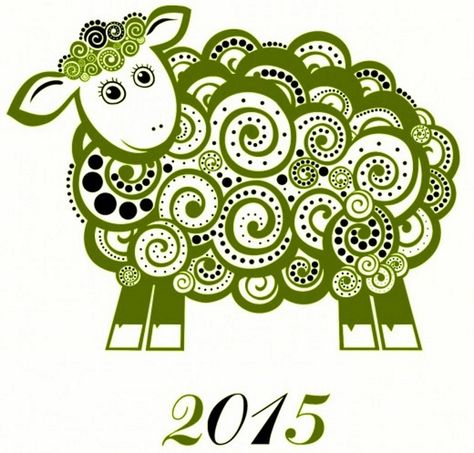 Happy Chinese New Year - Year of the Wooden Sheep Goat Picture, Red Sheep, Chinese New Year Party, Happy New Year 2015, Chinese New Year Card, Chinese New Year Crafts, Lunar Year, Chinese Astrology, Happy New Year Cards