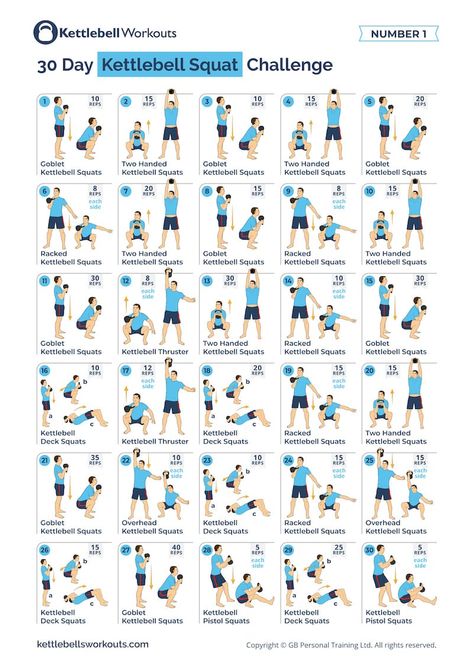 30 Day Kettlebell Squat Challenge | Download and Start Today 30 Day Workout Challenge Kettle Bell, 30 Day Kettlebell Workout, Kettle Bell Challenge 30 Day, Kettlebell Challenge 30 Day Beginner, Darebee Kettlebell, Kettlebell Workout For Men Lose Belly, 30 Day Kettlebell Challenge, Squat Kettlebell, Kettlebell Squat