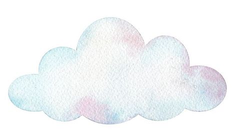 Pink Clouds Wallpaper, Watercolour Nursery Art, Baby Art Projects, Watercolor Clouds, Flower Graphic Design, Unicorn Illustration, Belly Painting, Baby Painting, Baby Frame