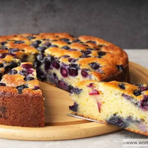 Homemade Ina Garten Blueberry Ricotta Cake (Full Recipe, Tips & Video) Ina Garten Blueberry Ricotta Cake, Blueberry Ricotta Cake, Recipe Using Ricotta, Blueberry Ricotta, Cooking With Brenda Gantt, Breakfast Coffee Cake, Lidia Bastianich, Blueberry Cake Recipes, Peach Blueberry