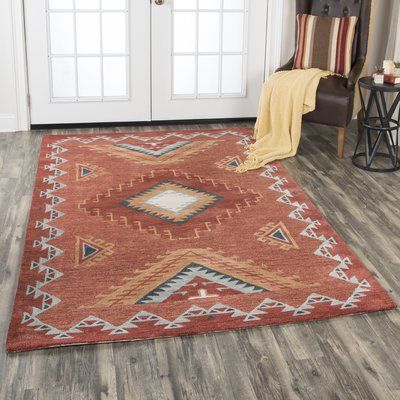 Rust Area Rug, Black Forest Decor, Southwestern Area Rugs, Stylish Rugs, Room Renovation, Rug Direct, Beautiful Color Combinations, Buy Rugs, Southwestern Style