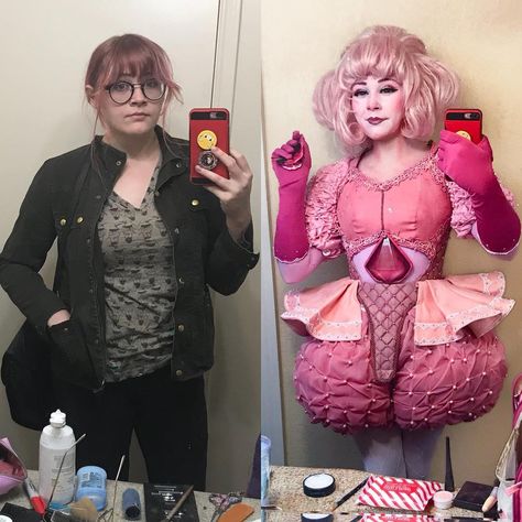 You ever feel like the real costume is the one you wear to work? Cause I usually do. I don’t usually take selfies during the week, but I… Diamond Steven Universe, Steven Universe Peridot, Diamond Instagram, Steven Universe Cosplay, Steven Uni, Pink Diamond Steven Universe, Steven Universe Movie, Steven Universe Memes, Steven Universe Comic