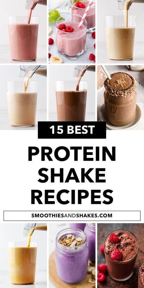 These quick and easy protein shakes will help you get a lot of protein at once. Enjoy a protein shake after working out or when you need a filling snack. #proteinshakes #proteinsmoothies #proteindrinks #healthyrecipes #smoothies #shakerecipes #healthyshakes Simple Protein Shake Recipes, Whey Protein Recipes Shakes, Protein Powder Recipes Shakes, Best Protein Shake, Easy Protein Shakes, Homemade Protein Shakes, Best Vegan Protein Powder, Best Whey Protein Powder, Yummy Protein Shakes