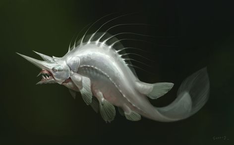 ArtStation - Fish, sunong :) Alien Fish, Monster Fish, Monster Fishing, Creature Artwork, Alien Concept Art, Creature Drawings, Alien Creatures, Animation Art Character Design, Creature Feature