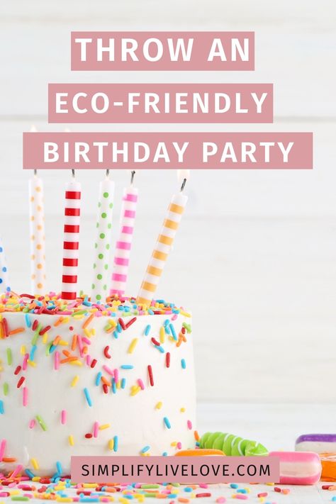 Reusable Birthday Decor, Eco Friendly Birthday Decorations, Reusable Birthday Decorations, Birthday Activities Kids, Eco Friendly Birthday Party, Birthday Tips, Simple Birthday Party, Baby Birthday Decorations, Eco Friendly Kids