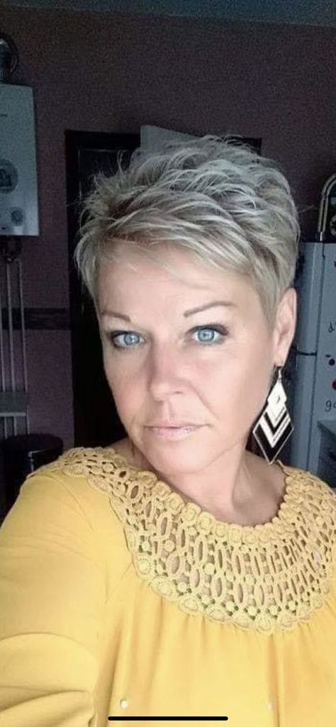 Short Pixy Haircut, Pixie Haircut Spiked, Short Gray Hair Edgy Pixie, Short Spikes Hair For Women, Short Sassy Pixie Haircut, Short Spunky Haircuts, Spike Pixie Haircut, Short Grey Hair Over 60 With Glasses, Short White Hair For Older Women