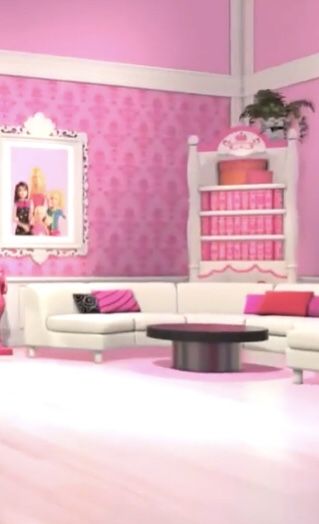 Barbie Life In The Dreamhouse Inside, Barbie Life In The Dream House Wallpaper, Barbie Dream House Living Room, Barbie Dream House Inside, Barbie Dream House Wallpaper, Barbie House Background, Barbie Dream House Interior, Barbie Life In The Dreamhouse Wallpapers, Barbie Life In The Dreamhouse House