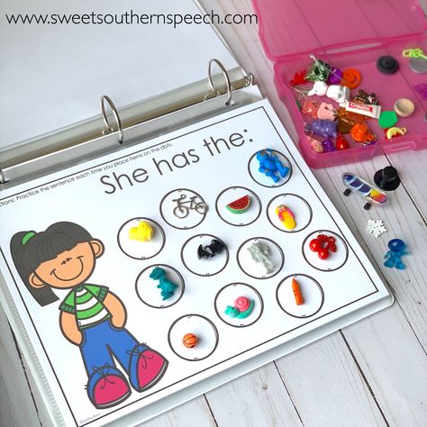 Teaching Pronouns In Speech Therapy - Sweet Southern Speech Pronouns Speech Therapy, Speech Therapy Thanksgiving, Teaching Pronouns, Reflexive Pronouns, Early Intervention Speech Therapy, Subject Object, Preschool Speech Therapy, School Speech Therapy, Preschool Language