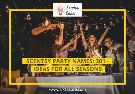 Introducing the Ultimate Guide to Scentsy Party Names: 301+ Ideas for All Seasons! If you're a Scentsy consultant or planning to host a Scentsy party, you know a catchy and memorable name can set the stage for a successful event. Fall Scentsy Party Name Ideas, Scentsy Party Names Ideas, Scentsy Party Name Ideas, Scentsy Party Names, Host A Scentsy Party, Engagement Questions, Scentsy Facebook Party, Scentsy Facebook, Group Names Ideas