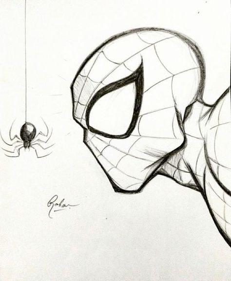 Pencil Art Anime, Spider Man Drawing, Man Drawing, Marvel Tattoos, Book Illustrations, Art Anime, Pencil Art, Tattoo Ideas, Spiderman