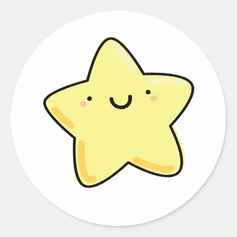 Discover The Best Professional Services in Graphic Design, Digital Marketing, Animation, Writing, and More Star Stickers Aesthetic, Stars Widget, Cute Kawaii Stuff, Mobil Mustang, Happy Star, Star Doodle, Drawing Stars, Kawaii Christmas, Cute Fall Wallpaper