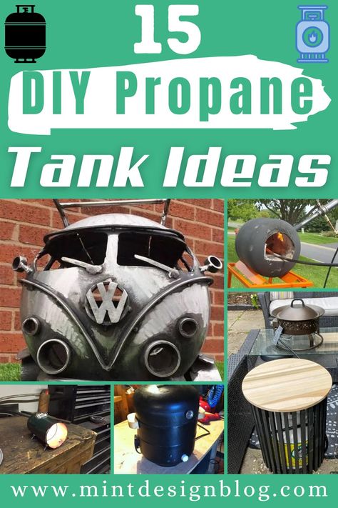 Upcycle Propane Tank, Repurpose Propane Tank, Old Propane Tank Projects, Old Propane Tanks Ideas, Painting Propane Tanks Ideas, Paint Propane Tank Ideas, Freon Tank Diy Projects, Propane Tanks Ideas, Painted Propane Tanks Ideas