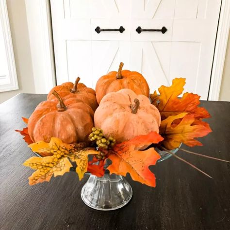 13 Easy Cheap Pumpkin Decor Ideas DIY | Hometalk Fall Home Decor Ideas, Cheap Fall Decor, Elegant Pumpkins, Centerpiece Diy, Fake Pumpkins, Foam Pumpkins, Cheap Holiday, Cheap Crafts, Pumpkin Centerpieces