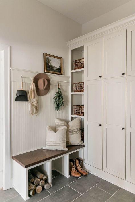 James May Homes Ideas For Hallways, Corner Mudroom, Colour Scheme Ideas, Oakstone Homes, Colonial Revival House, Mudroom Design, Hallway Ideas Entrance, Hallway Ideas Entrance Interior Design, Hallway Ideas Colour