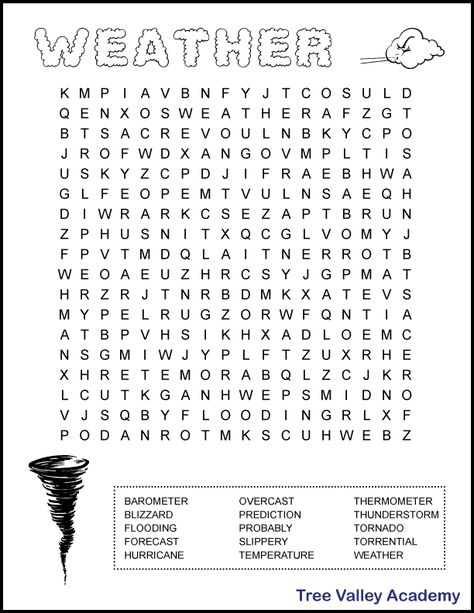 A free printable weather word search puzzle for elementary students around 6th grade.  15 hidden weather words for kids to find and circle.  Downloadable pdf with answers. 6th Grade Enrichment Activities, Word Search For 3rd Grade, Middle School Word Search Free Printable, 6th Grade, Word Search For 2nd Grade, 6th Grade Spelling Words, Weather Word Search, Challenging Word Search Free Printable, 6th Grade Activities