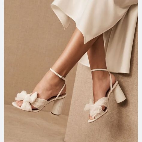 Loeffler Randall - Camellia Bow Heels - Size 9.5 And 10 Available - Brand New In Box Ivory Wedding Shoes, Wedding Shoes Bride, Sweet Lady, Super High Heels, Wedding Heels, Bride Shoes, Loeffler Randall, Bridal Shoes, Bridal Accessories