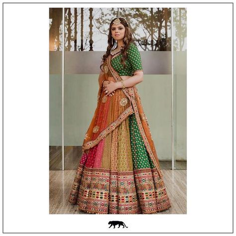 Sabyasachi Multicolor Lehenga, Savya Sachi Lehenga, Sabyasachi Bridal Lehenga Collection, Haldi Inspiration, Diy Lehenga, Mehendi Lehenga, Sabyasachi Lehengas, Mehendi Outfit, Rajputi Dress