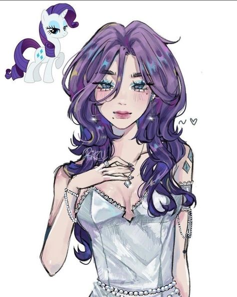 Mlp Luna Human Fanart, Luna Fanart Mlp, Rarity Pfp Human, Human Rarity Fanart, Twilight Sparkle Human Fanart, Rarity Fanart, Rarity Cosplay, Rarity Icon, Rarity Human