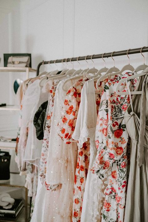 Clothing rack of spring and summer dresses in a cloffice (closet and office) Spring Fashion Outfits Casual, Coast Dresses, Spring Fashion Essentials, Fashion Inspo Spring, Dress Rack, Spring Fashion Dresses, Coast Dress, Spring Fashion Casual, Fashion Guide