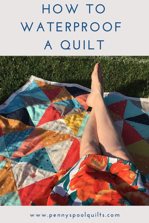 Picnic Blanket Diy, Beginner Quilts, Seasonal Quilts, Quilt Techniques, Spool Quilt, Modern Magazine, Waterproof Picnic Blanket, Waterproof Blanket, Picnic Quilt