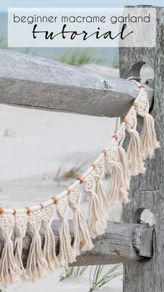 Macrame Over Fireplace, Crochet Boho Garland, Macrame Leaf Garland, Diy Price Tags Ideas, Macrame Garland Diy Christmas, Macrame Border Patterns, Macrame Bunting Tutorial, Macrame Placemat Pattern Free, Macrame 3mm Diy