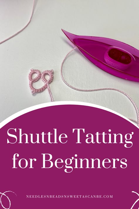 Tatting is a beautiful old-fashioned art and it has been around for centuries. And I love shuttle tatting, so in this post I'll show you the basics of shuttle tatting. Easy Tatting Patterns For Beginners Free, How To Do Tatting Tutorials, How To Shuttle Tatting For Beginners Step By Step, Tatting Shuttles Pattern, Lace Tatting Patterns, Shuttle Tatting Tutorial, Tatting For Beginners Step By Step, Shuttle Tatting Patterns Free Tutorials, Beginner Tatting Patterns Free