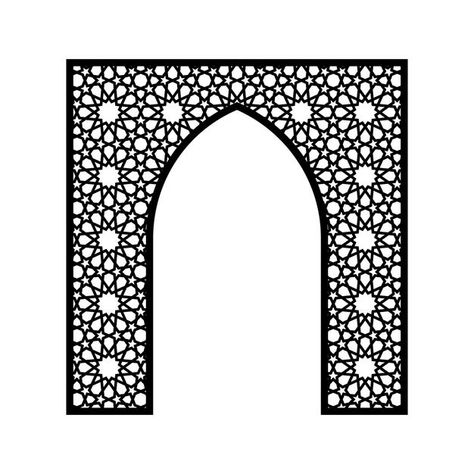 Islamic Frame Design, Islamic Arch, Arabic Interior Design, Muslim Prayer Room Ideas, Arabian Decor, Islamic Design Pattern, Islam Art, Decorative Ceiling Tile, Grill Door Design