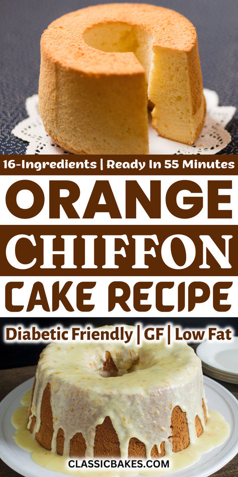 Keto Chiffon Cake, Keto Chiffon Cake Recipe, Gluten Free Chiffon Cake Recipe, Gluten Free Chiffon Cake, Gluten Free Orange Cake, Orange Chiffon Cake Recipe, Chiffon Cake Recipe, Orange Chiffon Cake, Brown Sugar Cakes