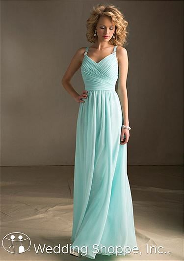 Angelina Faccenda  Bridesmaid Dress 20412 Tiffany Blue Bridesmaids, Tiffany Blue Bridesmaid Dresses, Mint Bridesmaid, Mint Bridesmaid Dresses, Blush Bridesmaids, Custom Bridesmaid Dress, Blush Bridesmaid Dresses, Blue Bridesmaid Dress, Floor Length Chiffon Bridesmaid Dresses