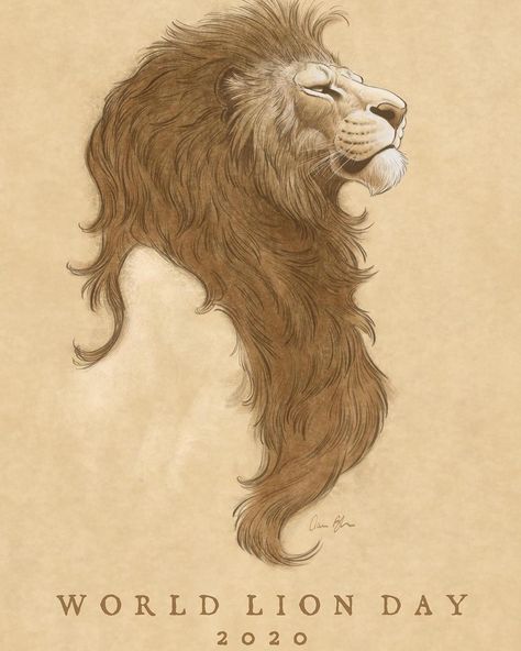 Aaron Blaise, World Lion Day, Lion Art Tattoo, Lion Sketch, Lion Artwork, Lion Illustration, Lion Drawing, Arte Peculiar, Lion King Art