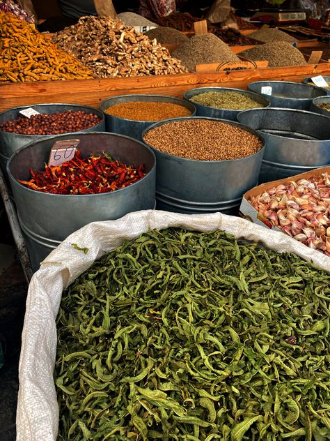 Embark on a sensory journey through the vibrant medina of Morocco with this enchanting pin! 🌶️ Immerse yourself in the kaleidoscope of colors, scents, and flavors as you explore the bustling spice markets. From the earthy warmth of cumin to the fiery kick of harissa, experience the essence of Moroccan cuisine through these exotic spices. Let your taste buds travel and your culinary creativity flourish as you uncover the secrets of Moroccan flavor magic. ✨🍽️ #MoroccanSpices #MedinaMagic #Flavo Spice Market Aesthetic, Morocco Food Photography, Morocco Spices, Moroccan Market Bazaars, Indian Spice Market, Morocco Spice Market, Moroccan Spices, Taste Buds, Morocco