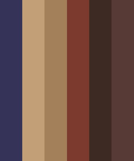 Brick Red And Blue Color Palette, Red Blue Brown Color Palette, Brown And Red Colour Palette, Red Brown Colour Palette, Red Black Blue Color Palette, Navy Color Palette, Brown Heart, Hexadecimal Color, Brown Color Schemes