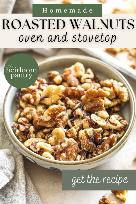 Roasting Walnuts Recipe, Oven Roasted Nuts Recipe, How To Toast Walnuts On The Stove, Roast Nuts In Oven, Toasting Walnuts In The Oven, How To Toast Walnuts In The Oven, Honey Roasted Walnuts Oven, Roast Walnuts In Oven, Baked Walnuts Recipe