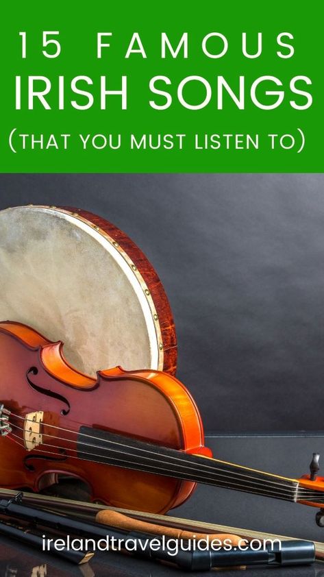 Are you looking for famous Irish songs that you can listen to?  Irish traditional music is one of the most recognizable and distinct facets of Irish culture. Characterized by its lively melody, lyrics that usually tell stories, and a showcase of great musicality – Irish songs are in themselves an experience to listen to. 15... Read the Post The post 15 Famous Irish Songs That You Should Listen To appeared first on Ireland Travel Guides. Irish Music Aesthetic, Irish Songs Traditional, Irish Literature, Irish Song Lyrics, Irish Musical Instruments, Irish Trad Music, Irish Folk Songs, Family History Quotes, Fiddle Music