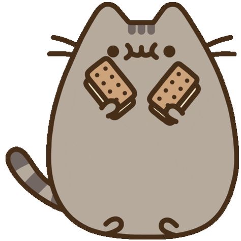 Hungry Cat Sticker by Pusheen for iOS & Android | GIPHY Molang Ice Cream, Pusheen Pictures, Pusheen Gif, Pusheen Love, Pusheen Stickers, Pusheen The Cat, Doctor Whooves, Dance Gif, Pusheen Cute