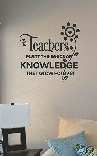 Teachers Lounge Decor, Teachers Lounge Makeover, Uplifting Inspirational Quotes, Teachers Room, Teachers Day Card, Teachers Lounge, Staff Room, School Murals, Wall Art Decal