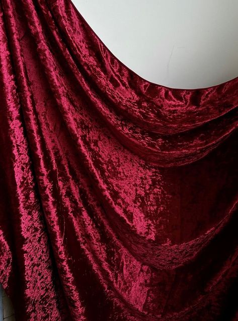 Drop Shoulder Coat, Crushed Velvet Fabric, Stretch Velvet, Crushed Velvet, Texture Design, Soft Velvet, Red Purple, Luxury Fabrics, Velvet Fabric