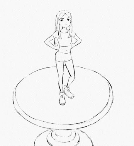 Twirling Animation, Spinning Animation Reference, Animation Refrences Gif, Dance Animation Reference, Anticipation Animation, Animation Reference Gif, Spinning Drawing, 2d Animation Gif, Spin Animation