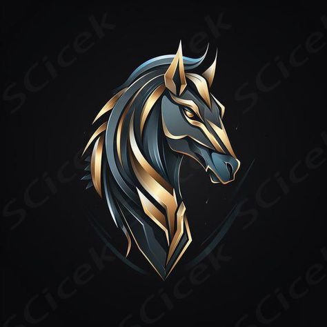 $7,72 Creative Logo Design Art, Logo Horse, Horse Logo Design, Bus Art, Logo Animal, Phone Background Patterns, Horse Logo, Horse Face, Logo Design Art