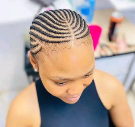 Freehand Hairstyles For Natural Hair, Natural Lines Hairstyles, Wig Lines Cornrows Natural Hair, Wig Lines Cornrows, Snoopy Hairstyles, Free Hand Hairstyles For Black Women, Snoopy Hairstyles With Natural Hair, Conrows Lines, Kids Freehand Hairstyles