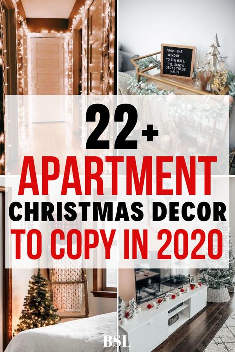 the best apartment christmas decor ideas for 2020 Dorm Room Christmas Decorations, Christmas Dorm Decorations, Dorm Christmas, Christmas Dorm, College Christmas, Apartment Christmas Decor Ideas, Hello Holidays, Apartment Christmas Decor, First Apartment Tips