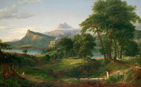 Thomas Cole: Eden to Empire | Past exhibitions | National Gallery, London Course Of Empire, The Course Of Empire, Most Famous Artists, Lose Yourself, Landscape Artist, Historical Society, Famous Artists, Metropolitan Museum Of Art, Metropolitan Museum