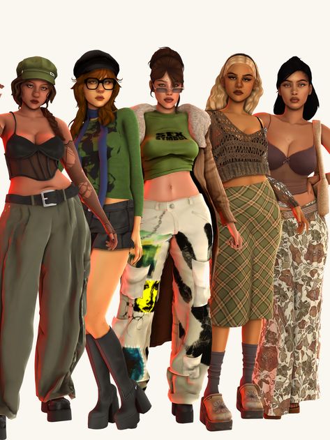 Sims Cc 70s Clothes, Sims 4 Outfit Collection, Sims Earthy Cc, Sims 4 Cc Aesthetic Clothes Indie, Sims 4 Cc Boho Clothes Patreon, Sims 4 Cc 90s Clothes Maxis Match, Sims 4 Cc Boho Clothing Maxis Match, Sims 4 Cc Thrift Clothes, Sims 4 Maxis Mix Clothes