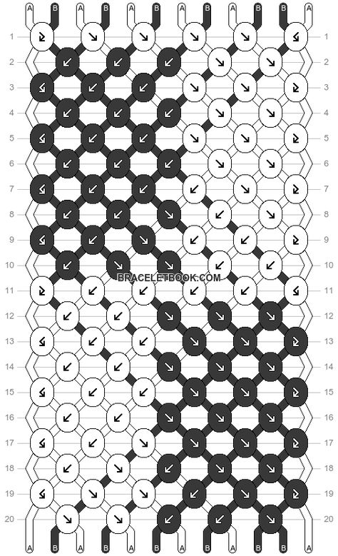 Friendship Bracelet Patterns Checkered, Checker Bracelet Pattern, Checkerboard Bracelet Pattern, Checkerboard Friendship Bracelet, Checkered Friendship Bracelet Pattern, Checkered Bracelet Pattern, Four Color Bracelet Pattern, Checkered Friendship Bracelet, Friendship Bracelet Patterns Summer