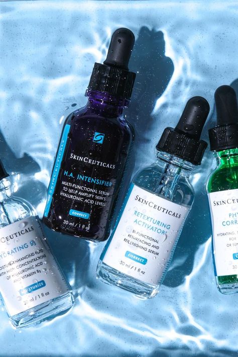 SkinCeuticals Instagram Feed Layout, Skincare Samples, Skin Serum, Beauty Business, Esthetician, Radiant Skin, Irritated Skin, Skincare Routine, Vodka Bottle