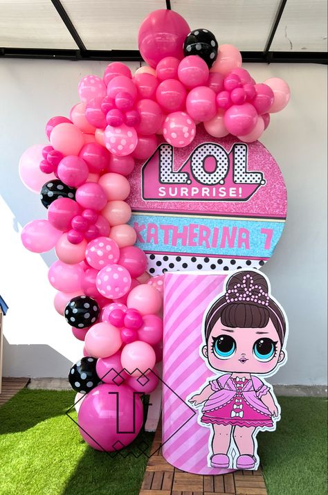 Lol Birthday Decorations, Lol Doll Birthday Party Ideas Diy, Lol Birthday Party Ideas Decorations, Lol Party Ideas Decoration, Lol Birthday Party Ideas, Lol Surprise Dolls Party Ideas, Lol Birthday Party, Peppa Pig Birthday Decorations, Lol Birthday