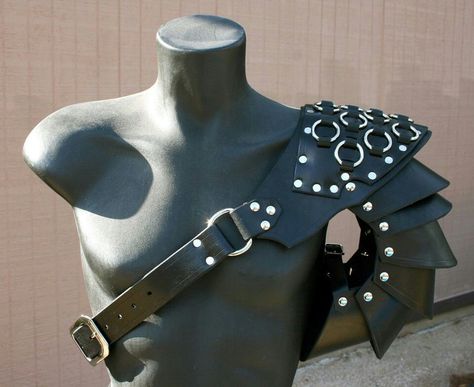 Shoulder Guard, Shoulder Pauldron Armor, Shoulder Guard Armor, Elbow Guard Armor, Arm Guards Armor, Leather Shoulder Pads Armor, Armor Clothing, Big Shoulders, Shoulder Armor